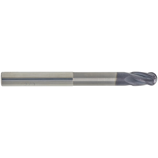 Cgs Tool 4Fl 30 Deg Profile Ball End W/ Reduced Neck 1/2"Dia 13/16"Loc W/ 1-5/8" Reach 4"Oal W/Altin 8009-ALTiN - main